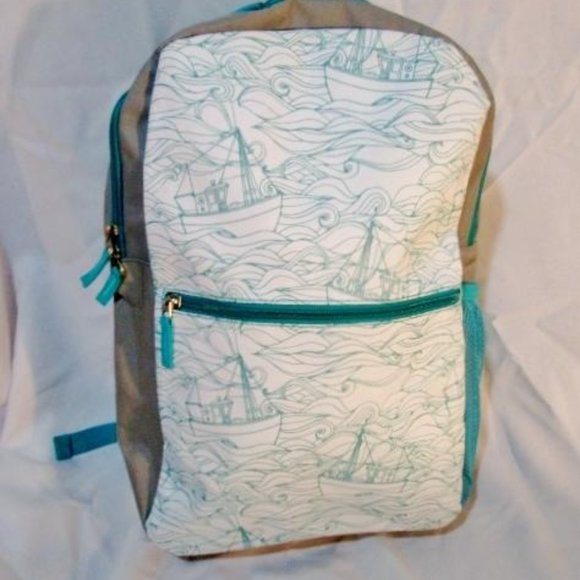 SOLD -NEW BOAT NAUTICAL BACKPACK Shoulder Rucksack - Picture 2 of 7